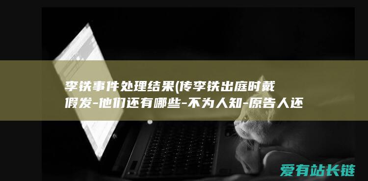 传李铁出庭时戴假发