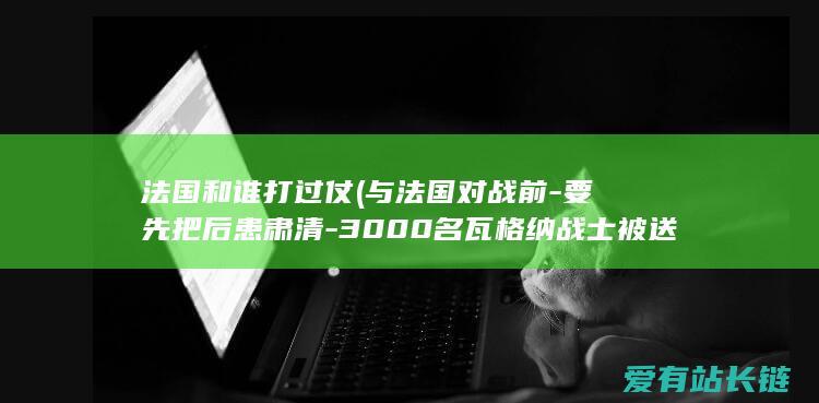 法国和谁打过仗 (与法国对战前-要先把后患肃清-3000名瓦格纳战士被送到车臣)